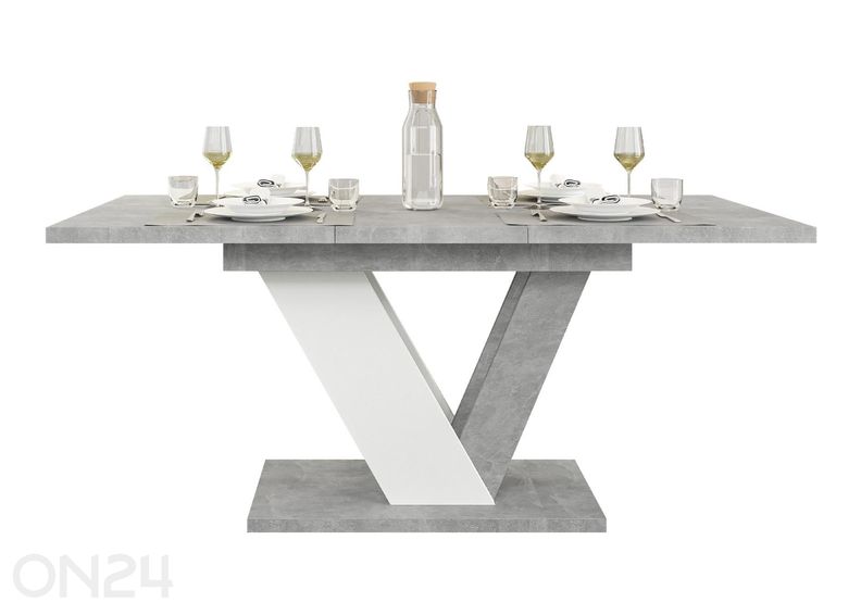 Söögilaud Dubai 80x120-160 cm suurendatud