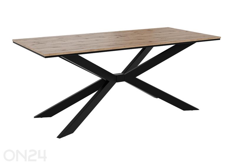 Söögilaud Flora 90x190 cm suurendatud