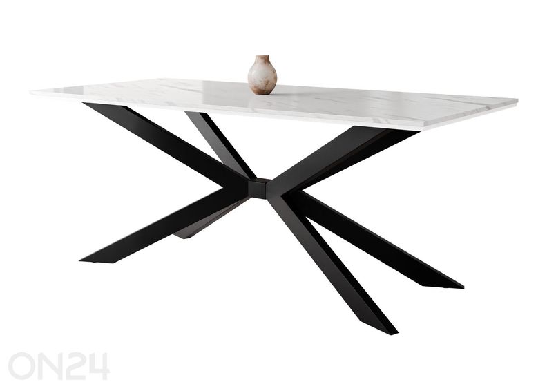 Söögilaud Flora 90x190 cm suurendatud