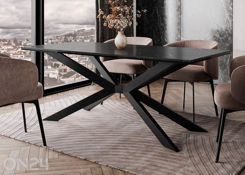 Söögilaud Flora 90x190 cm suurendatud