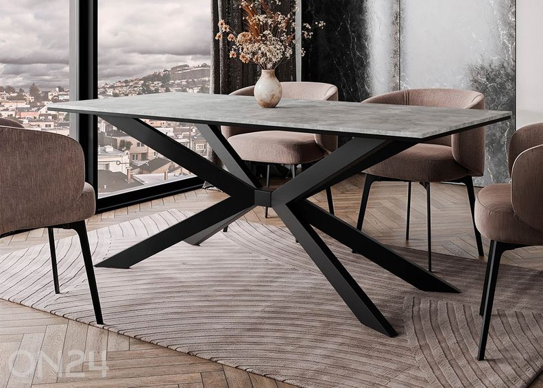 Söögilaud Flora 90x190 cm suurendatud