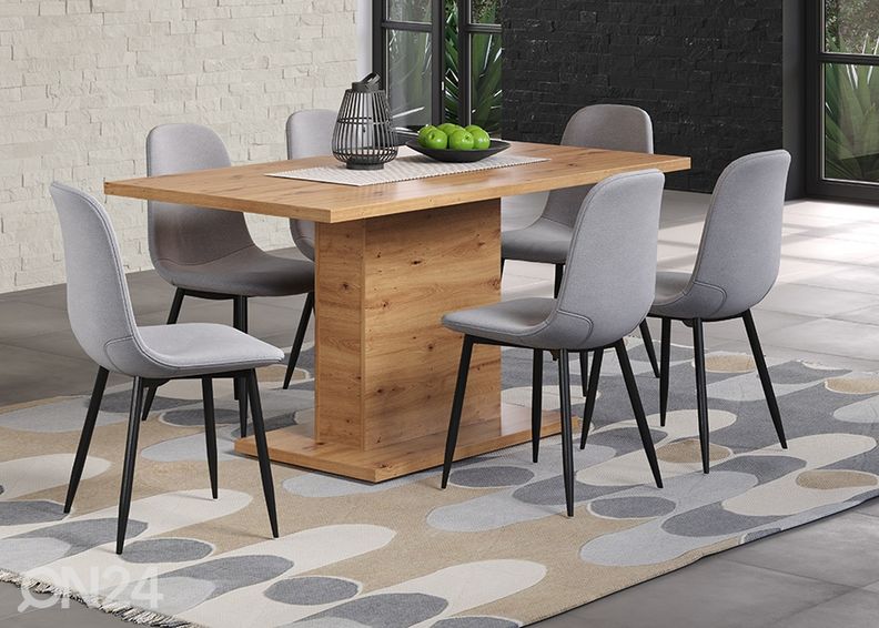 Söögilaud Follow 160x80 cm suurendatud