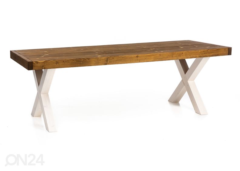 Söögilaud ja 2 pinki suurendatud