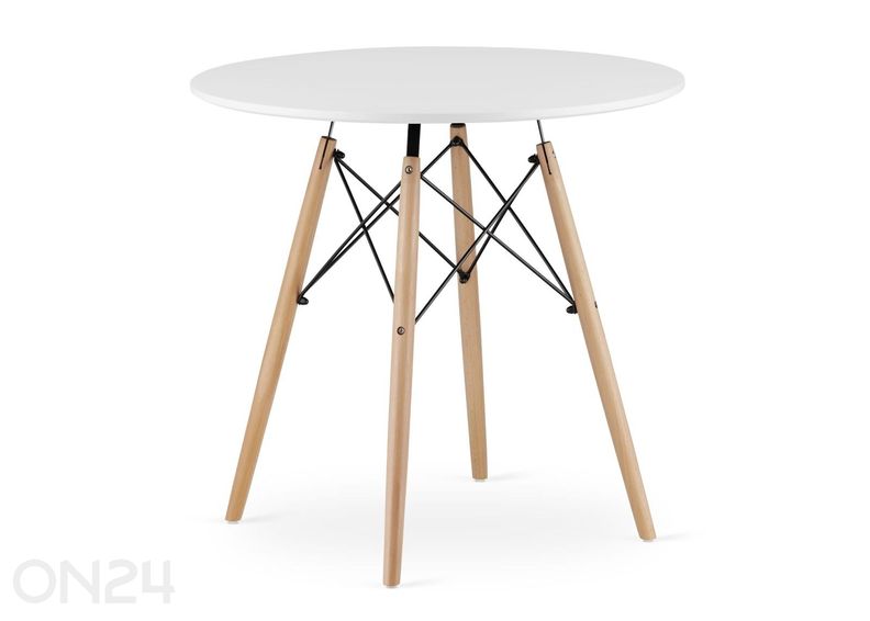 Söögilaud ja 3 tooli suurendatud