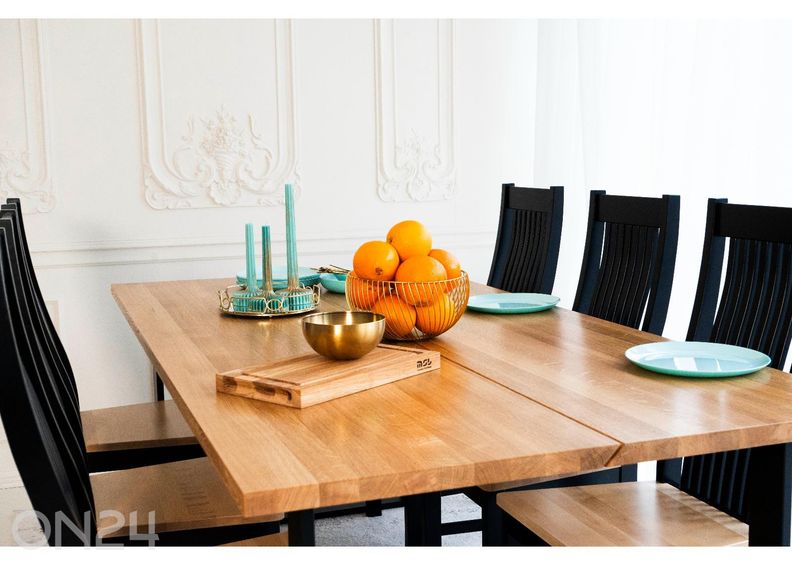 Söögilaud ja 6 tooli Tommy suurendatud