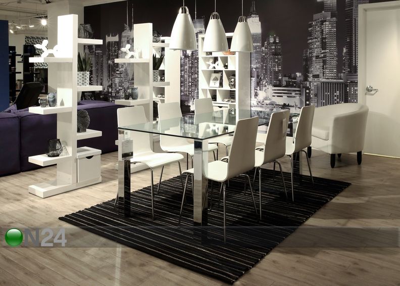 Söögilaud Kante 90x180 cm suurendatud