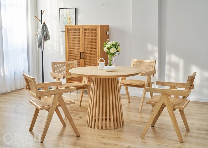 Söögilaud Kenas Ø 100 cm suurendatud