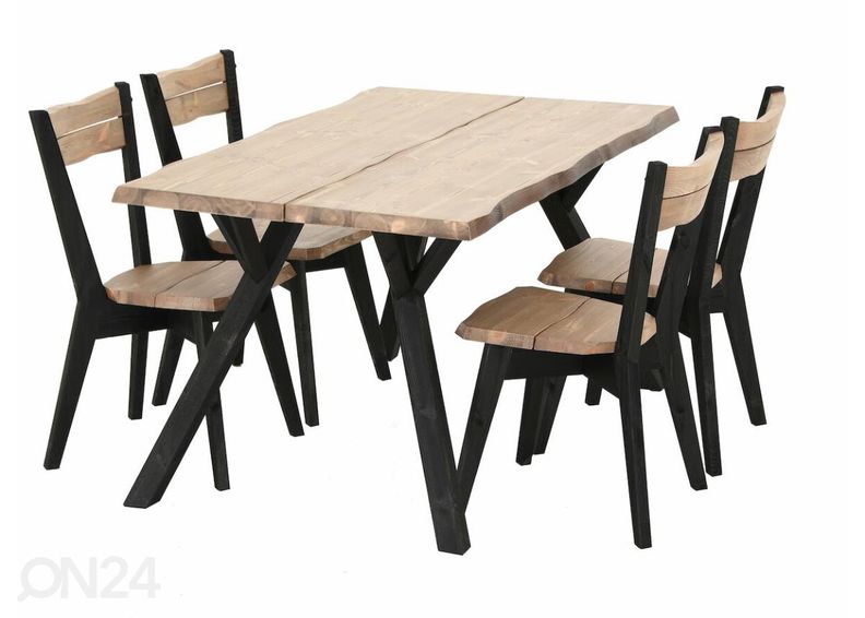 Söögilaud Lana 90x150 cm suurendatud