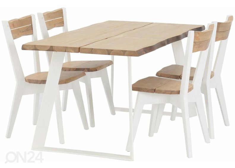 Söögilaud Lana 90x150 cm suurendatud