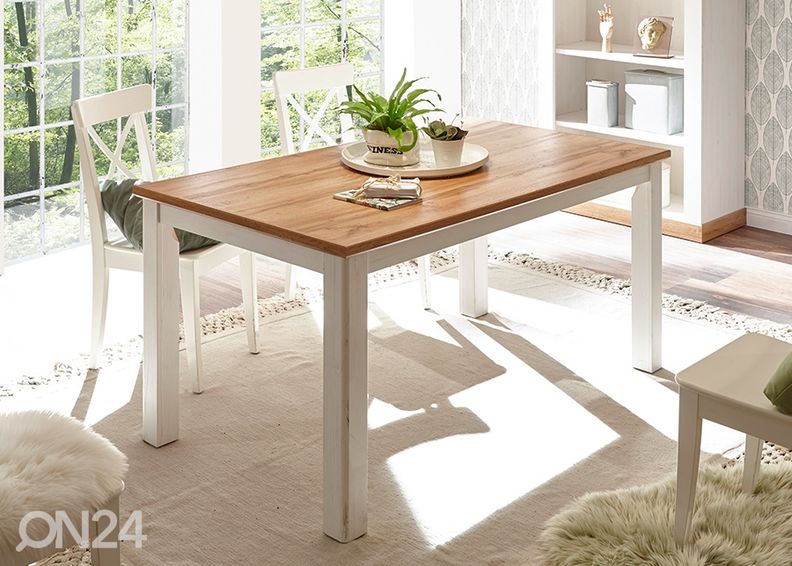 Söögilaud Landhaus 88x158 cm suurendatud