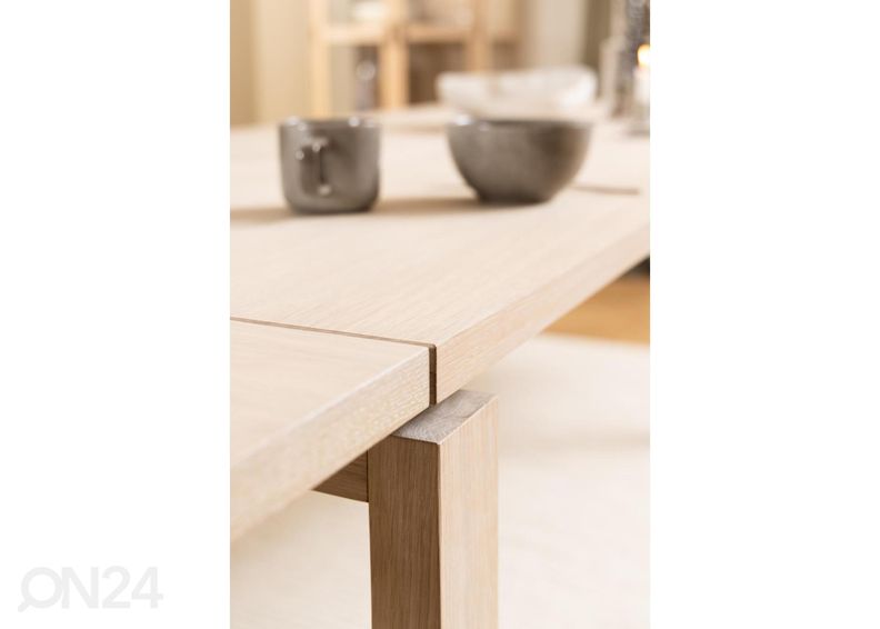 Söögilaud Ludvig 100x200 cm suurendatud