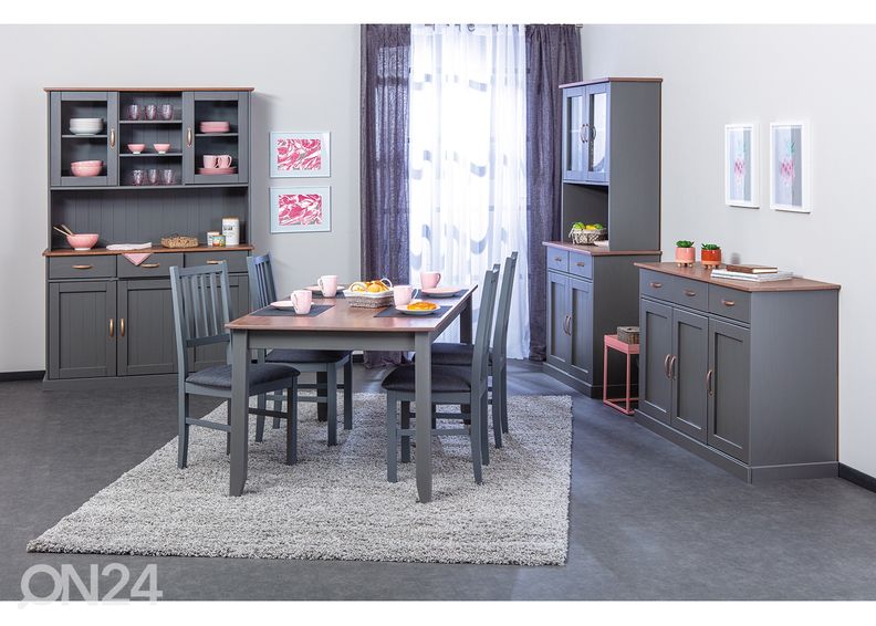 Söögilaud Luzerna 90x160 cm suurendatud