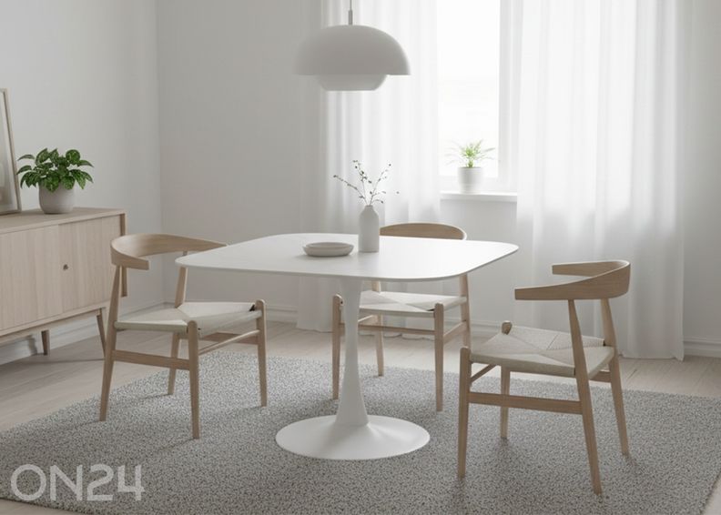 Söögilaud Malvi 90x90 suurendatud