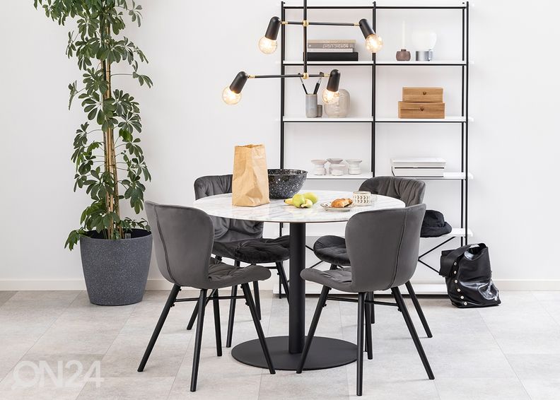 Söögilaud Mich Ø105 cm suurendatud