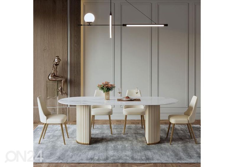 Söögilaud Modig 90x190 cm suurendatud