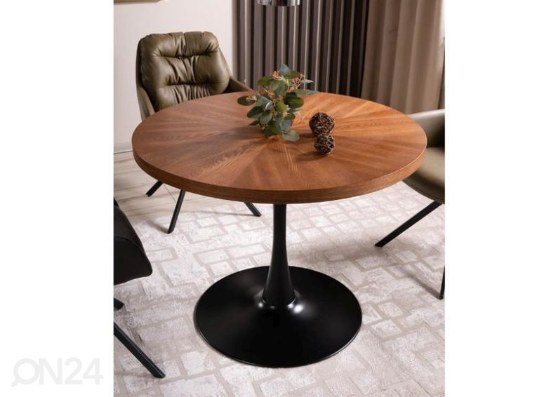 Söögilaud Mozart Ø 100 cm suurendatud