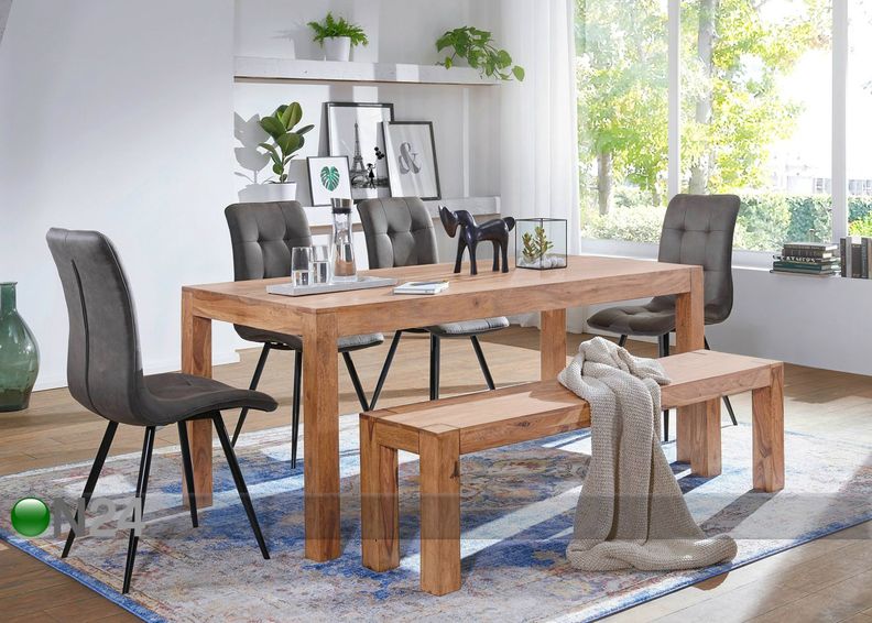 Söögilaud Mumbai 120x60 cm suurendatud