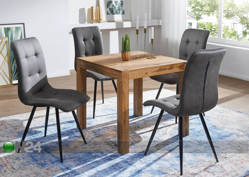 Söögilaud Mumbai 80x80 cm suurendatud