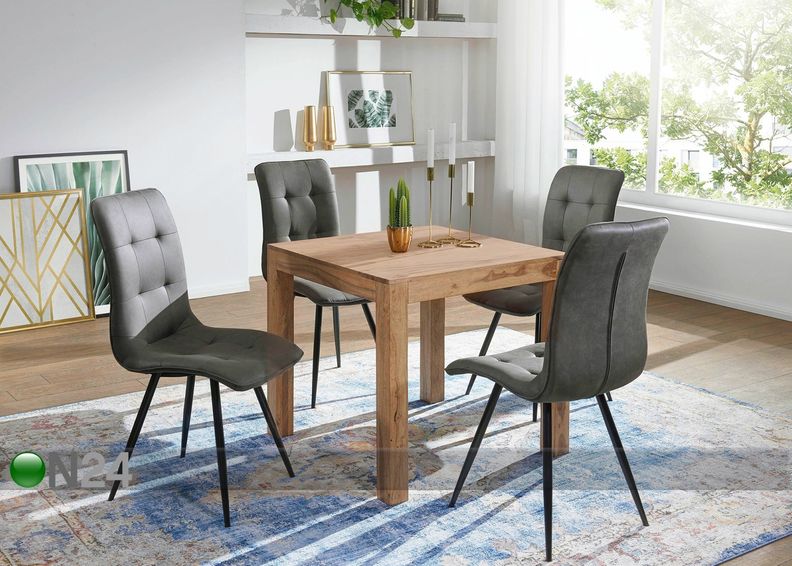 Söögilaud Mumbai 80x80 cm suurendatud