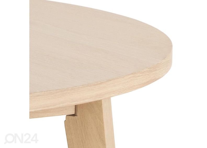 Söögilaud Neva Ø120 cm suurendatud