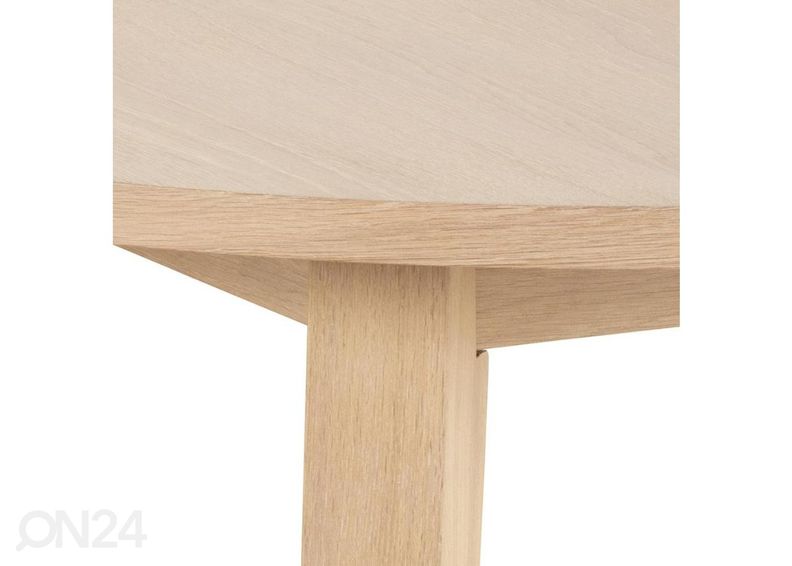 Söögilaud Neva Ø120 cm suurendatud