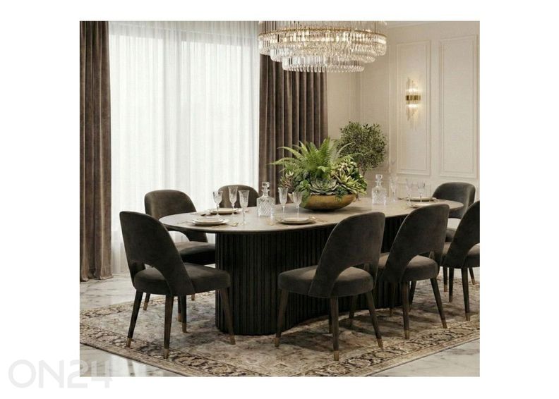 Söögilaud Oscar 100x200 cm suurendatud