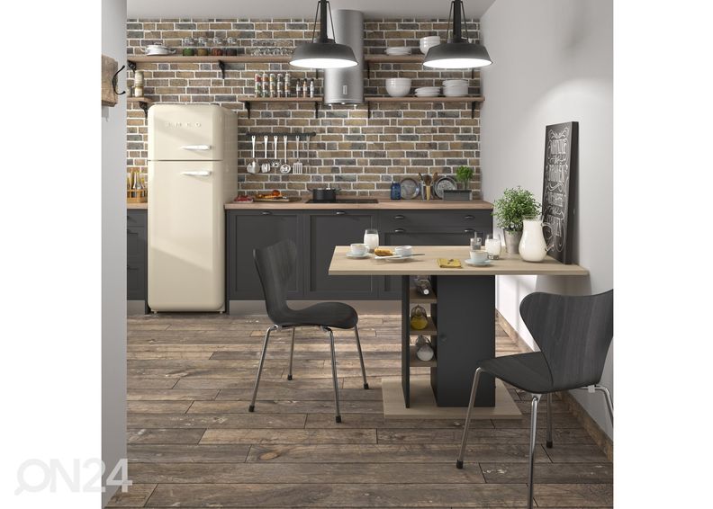 Söögilaud Oxford 120x80 cm suurendatud