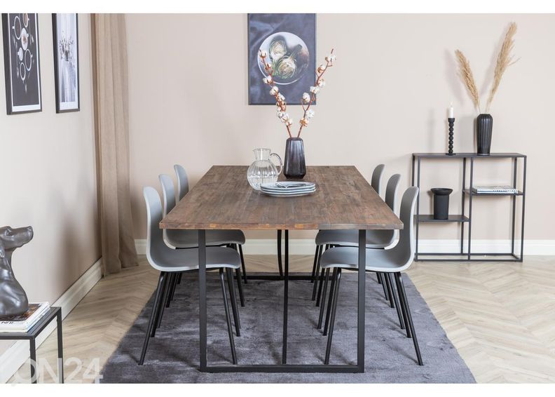 Söögilaud Padang 250x100 cm suurendatud