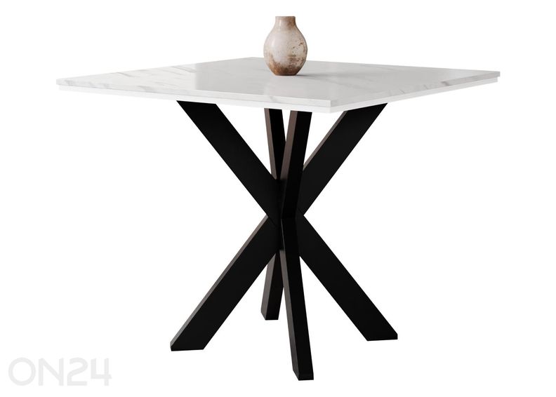 Söögilaud Paro 90x90 cm suurendatud