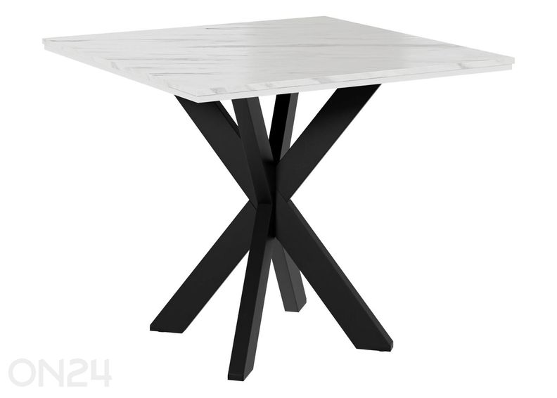 Söögilaud Paro 90x90 cm suurendatud