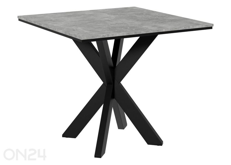 Söögilaud Paro 90x90 cm suurendatud