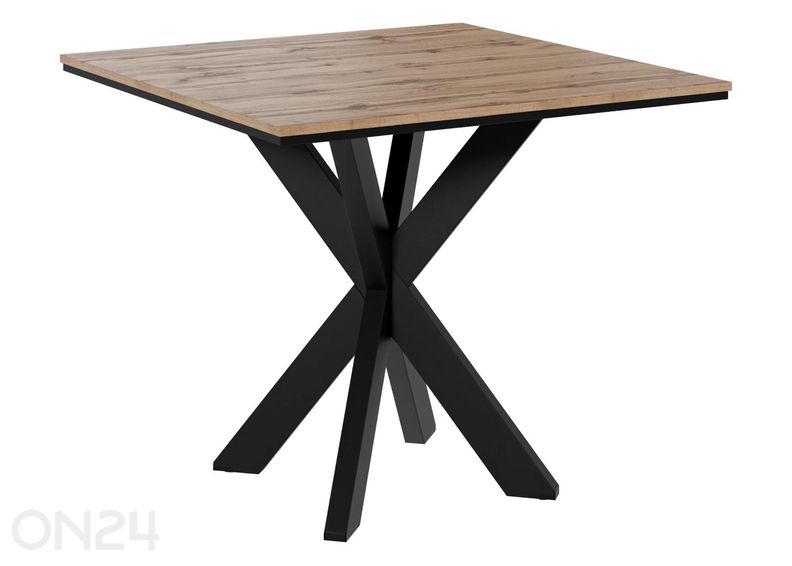 Söögilaud Paro 90x90 cm suurendatud