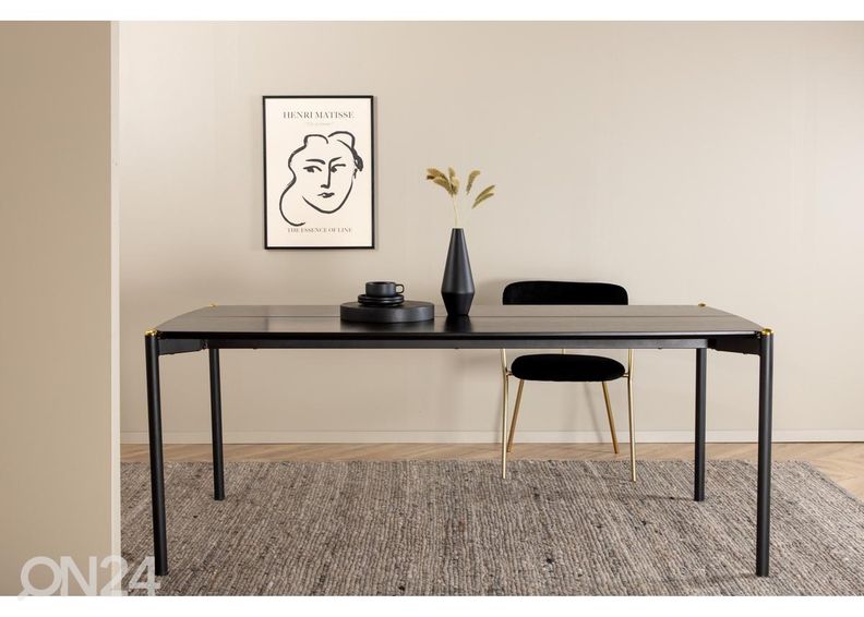 Söögilaud Pelle 190x90 cm suurendatud