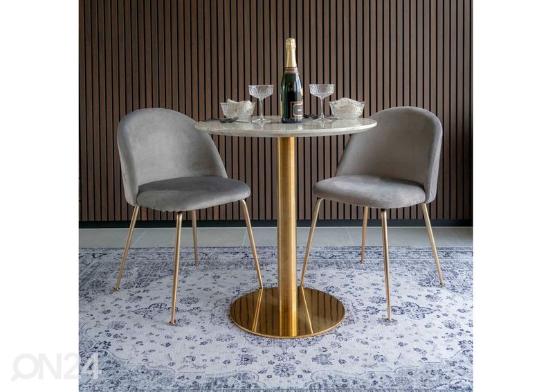 Söögilaud Piacenza Ø70 cm suurendatud