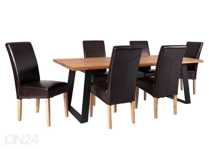 Söögilaud Rotterdam 100x220 cm suurendatud