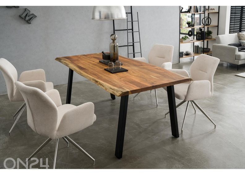Söögilaud Saira 80x140 cm suurendatud