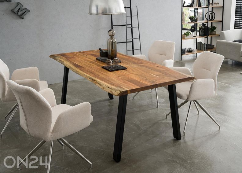 Söögilaud Saira 80x140 cm suurendatud