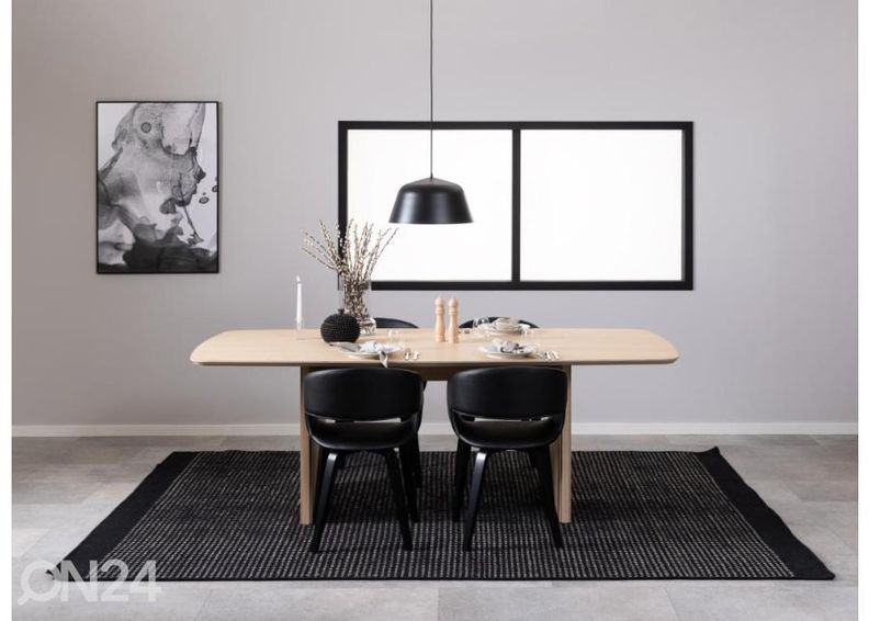 Söögilaud Skive 220x105 cm suurendatud