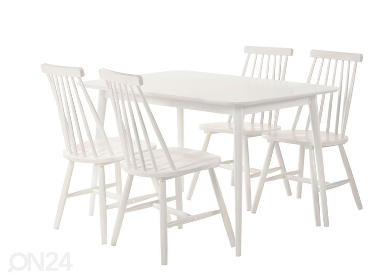 Söögilaud Sophia 125x80 cm suurendatud