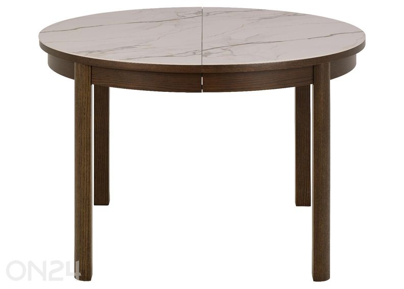 Söögilaud Soro Ø120 cm suurendatud