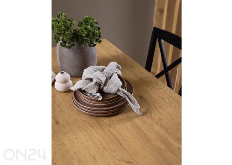 Söögilaud Tiivo 120x80 metsik tamm suurendatud