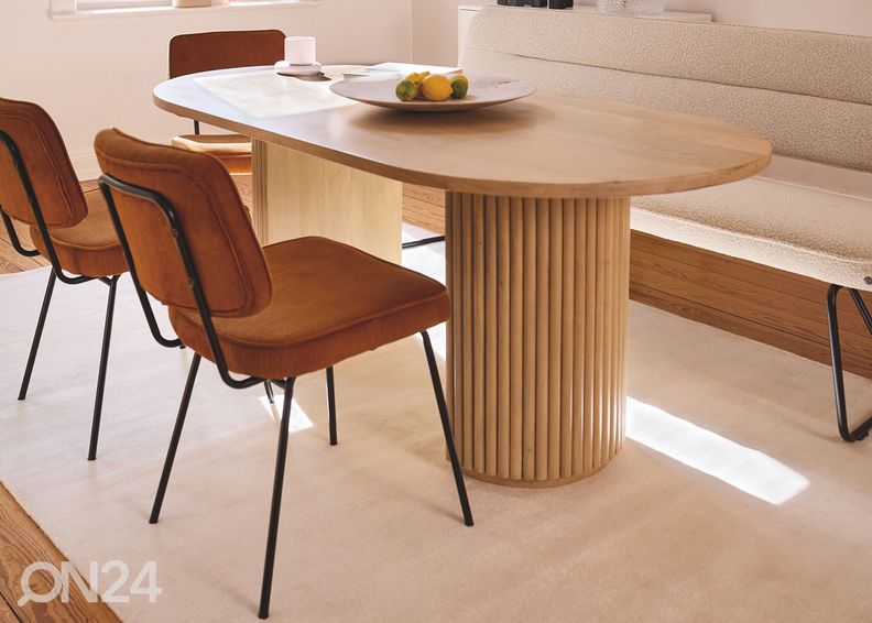 Söögilaud Tom Tailor 90x180 cm, mango suurendatud