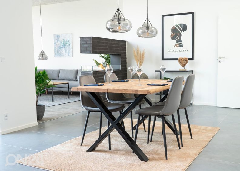 Söögilaud Toulouse 95x140 cm suurendatud