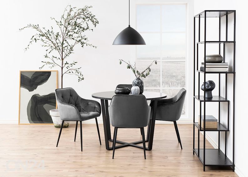 Söögilaud Utah Ø110 cm suurendatud