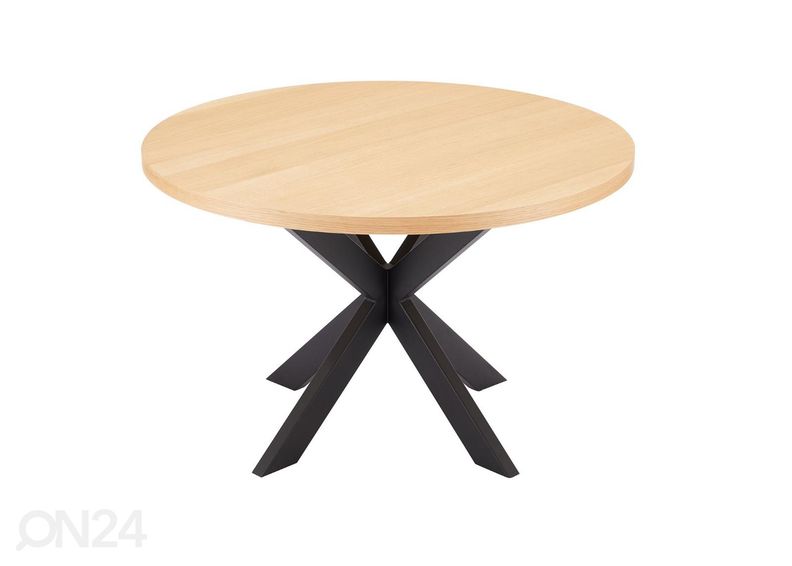 Söögilaud Vancouver Ø 120 cm suurendatud