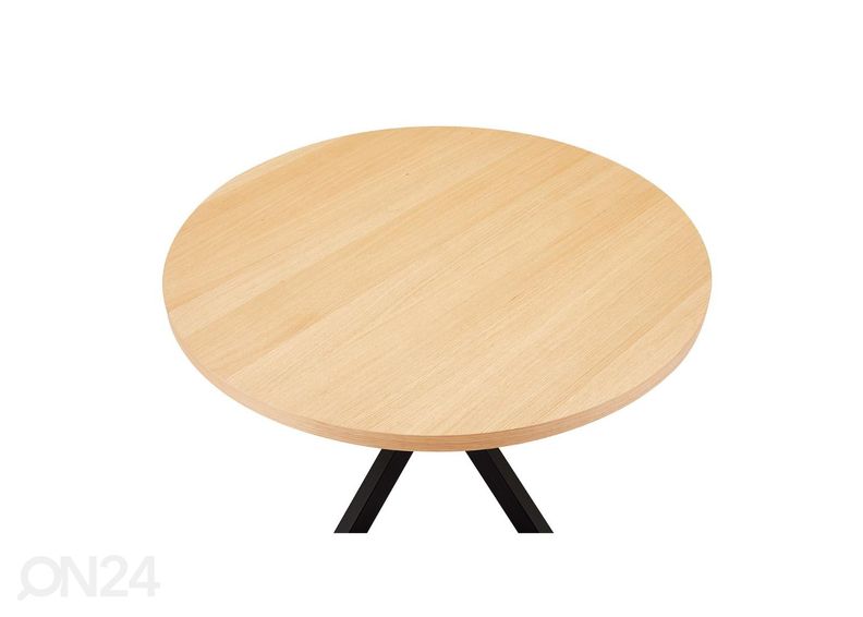 Söögilaud Vancouver Ø 120 cm suurendatud