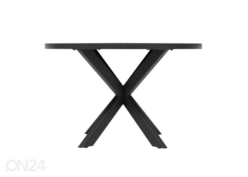 Söögilaud Vancouver Ø 120 cm suurendatud