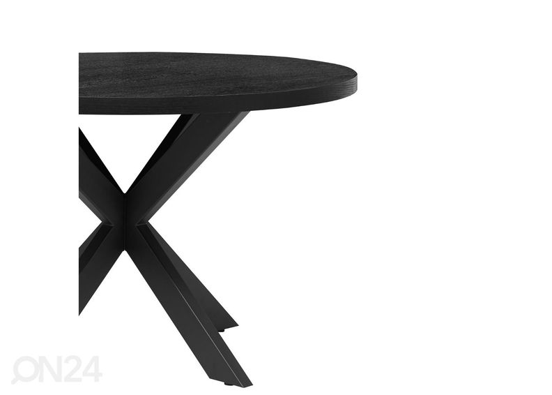 Söögilaud Vancouver Ø 120 cm suurendatud