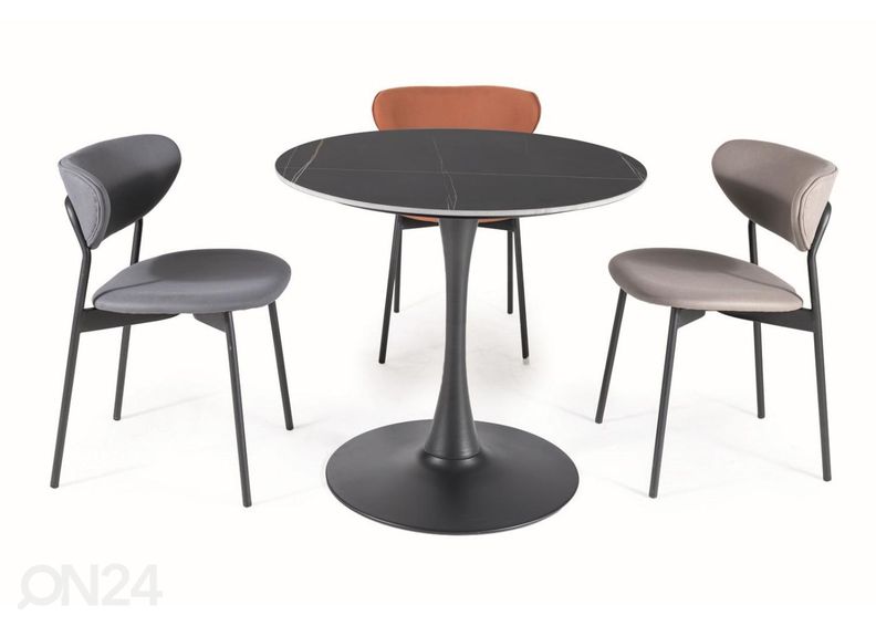 Söögilaud Verte Ø 80 cm suurendatud