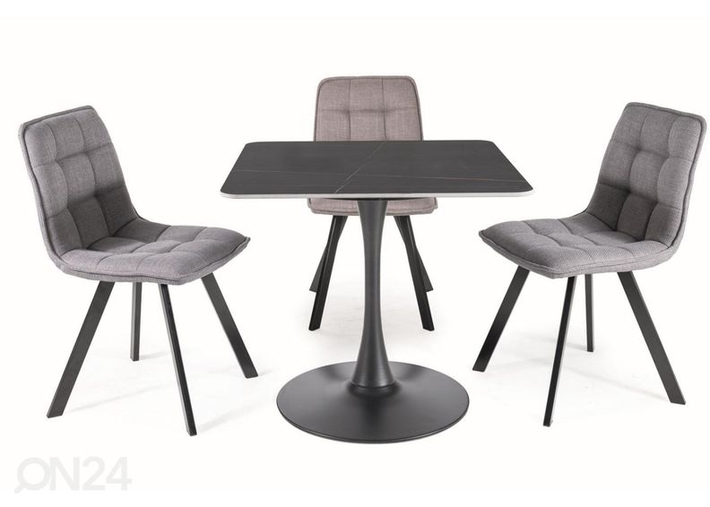 Söögilaud Verte 80x80 cm suurendatud